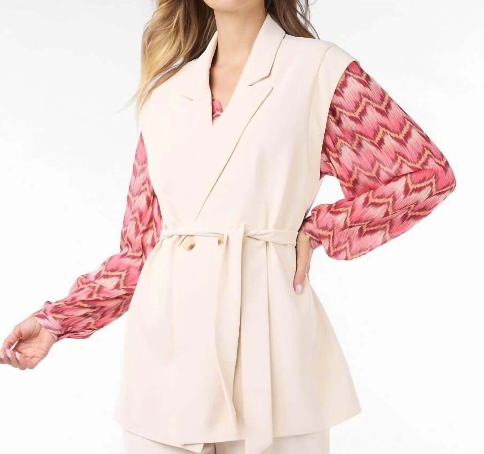 

Жилет City Twill цвета Sand ESQUALO