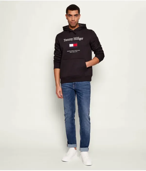 Толстовка Flex regular fit Tommy Hilfiger, черный — фото 2