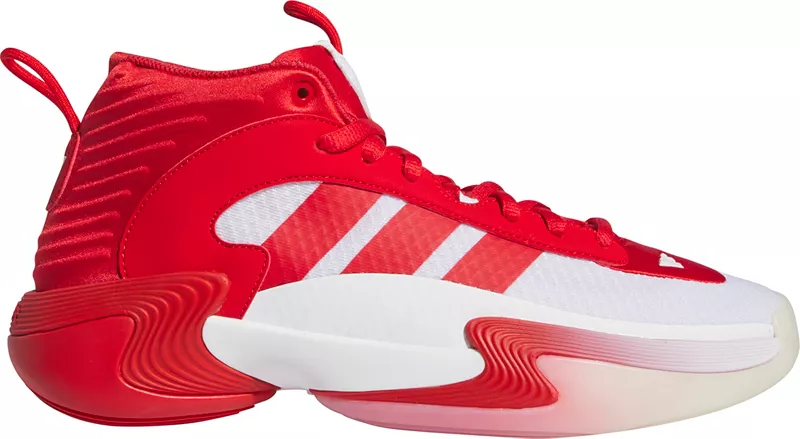 Женские баскетбольные кроссовки Adidas Exhibit Select 2.0 Mid, красный/белый