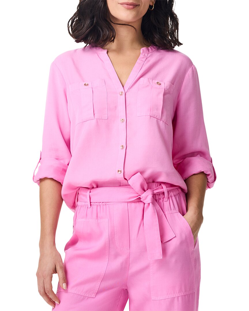 

Рубашка NIC+ZOE Drapey Utility Nic + Zoe, розовый