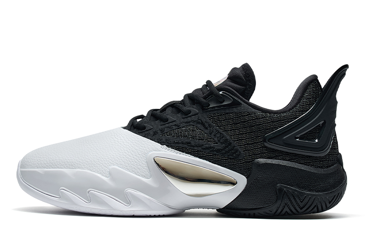 

Reverse Heaven 1.3 Поколение Низкие Баскетбольные Кроссовки Мужские День и Ночь XTEP, Черный/Новый Белый