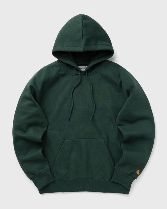 

Флис Carhartt Wip Hooded Chase Sweat, цвет sycamore tree / gold