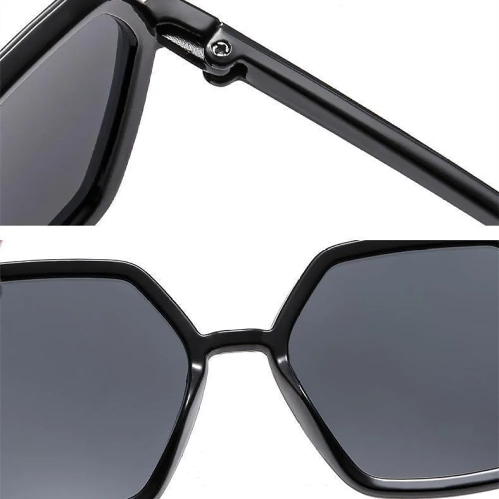 

Солнцезащитные очки LVTFCO с крупной оправой Polygon для женщин, модные солнцезащитные очки для активного отдыха и путешествий, защита от ультрафиолета UV400, A1