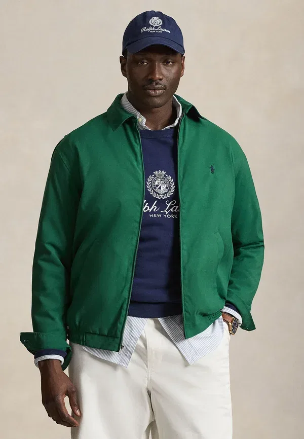 Куртка-бомбер Twill bi swing Polo Ralph Lauren Big & Tall, новый лес