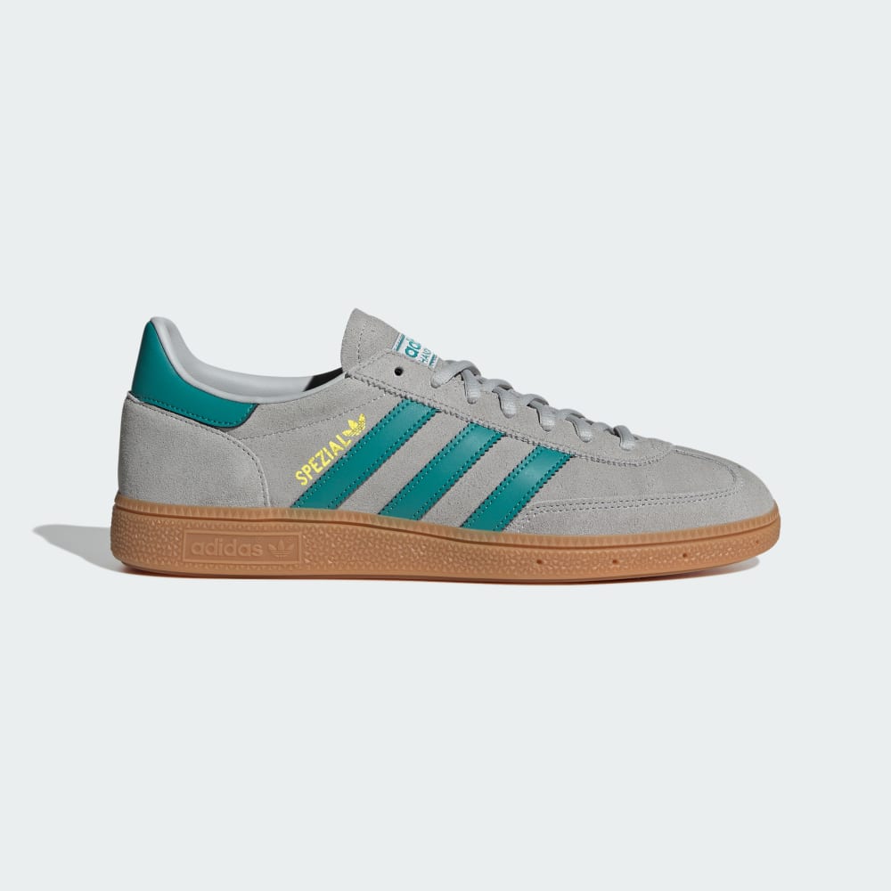 

Кроссовки Adidas Handball Spezial Shoes, цвет Grey Two/Pure Teal/Gold Metallic