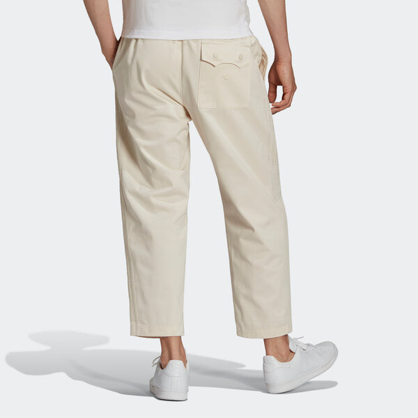 Спортивные штаны Men's adidas originals C Twill Pant Casual Breathable Sports Running Long Pants/Trousers Creamy White, белый — фото 3