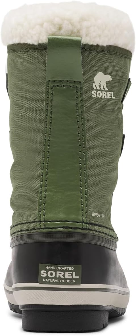 Детские зимние непромокаемые сапоги Sorel Yoot Pac из нейлона, Hiker Green — фото 2