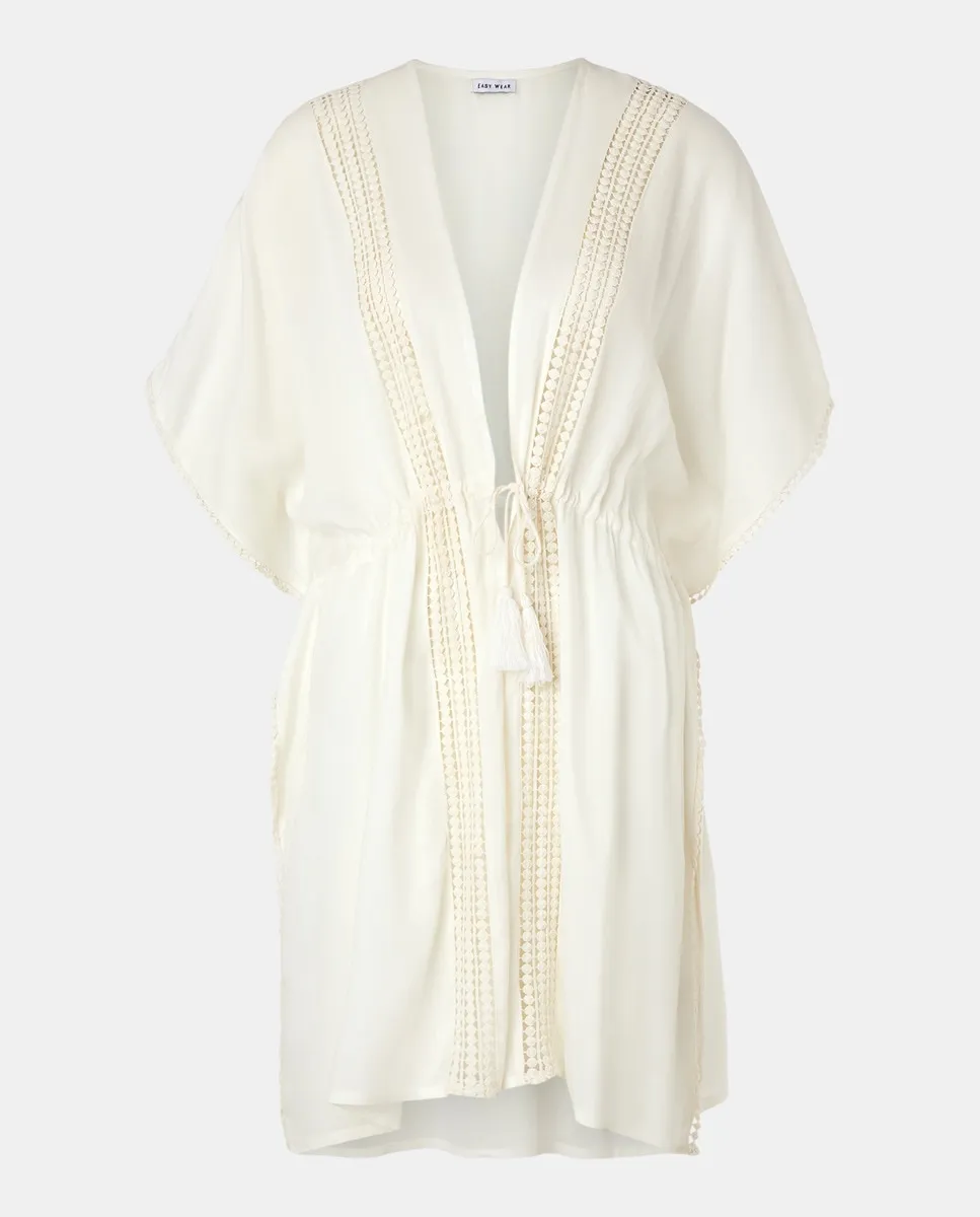 

Открытый женский кафтан Easy Wear, белый