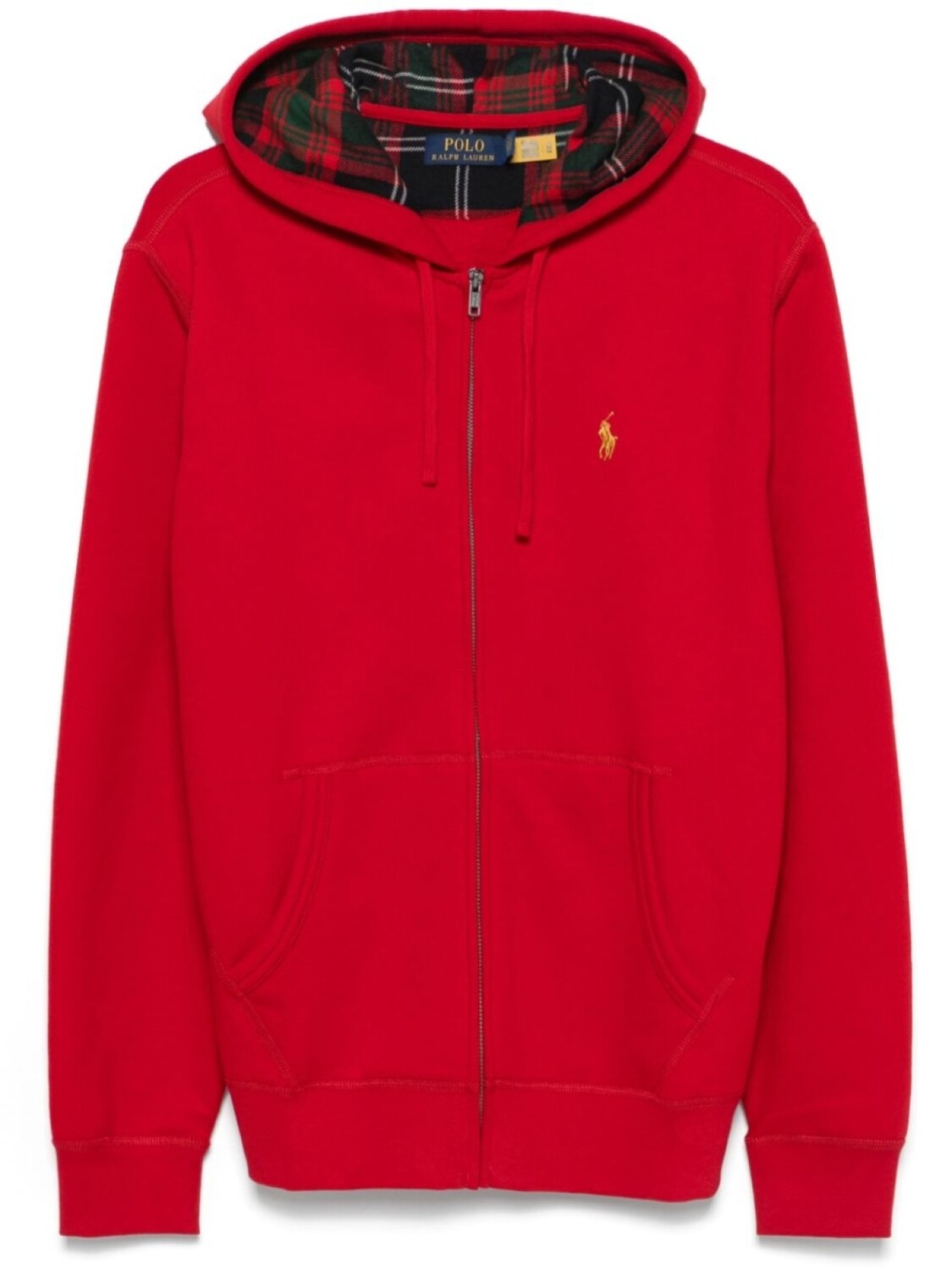 

Флисовая толстовка с капюшоном Polo Ralph Lauren, красный