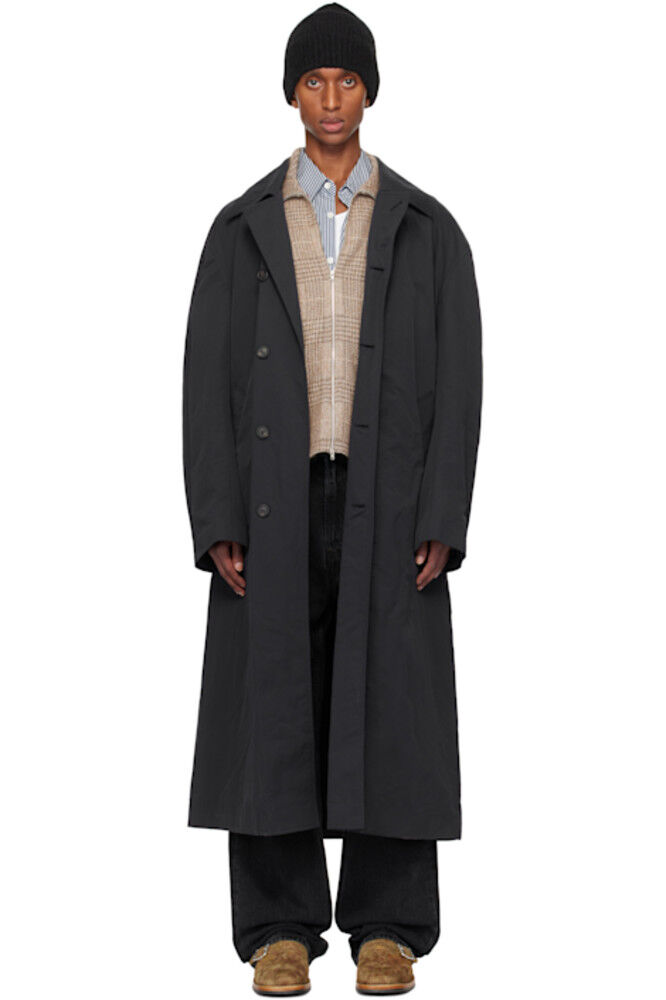 

Navy Collapse Car Coat OUR LEGACY