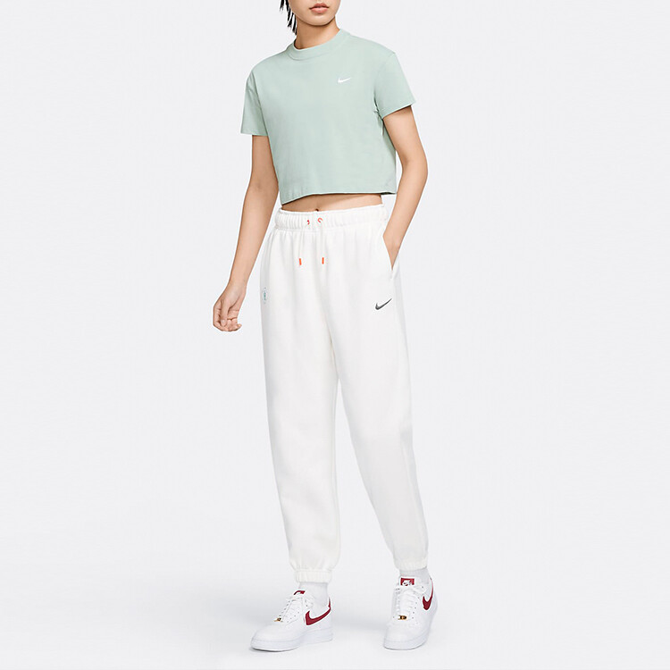Трикотажные спортивные штаны CNY Collection женские белые Nike — фото 4