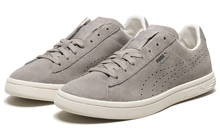Кроссовки для скейтбординга Court Star, унисекс, низкие, серые/белые Puma — фото 3