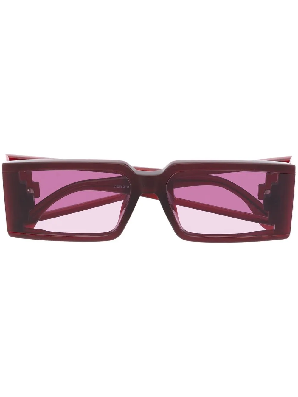 

Солнцезащитные очки Fagus в квадратной оправе Marcelo Burlon County of Milan Eyewear, красный