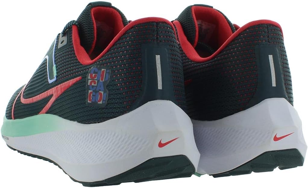 Кроссовки Nike Zoom Pegasus 40 унисекс, красный/зеленый — фото 2