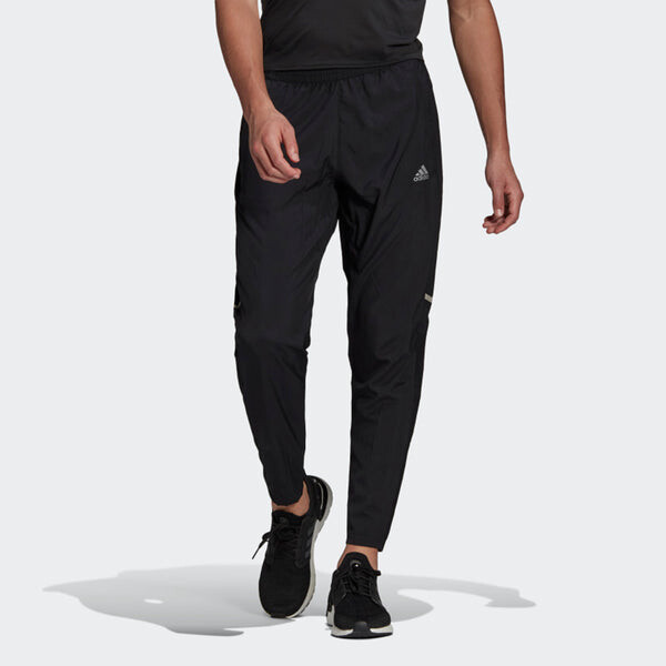 Спортивные штаны adidas Men's Own The Logo Running Pants Black, черный — фото 2