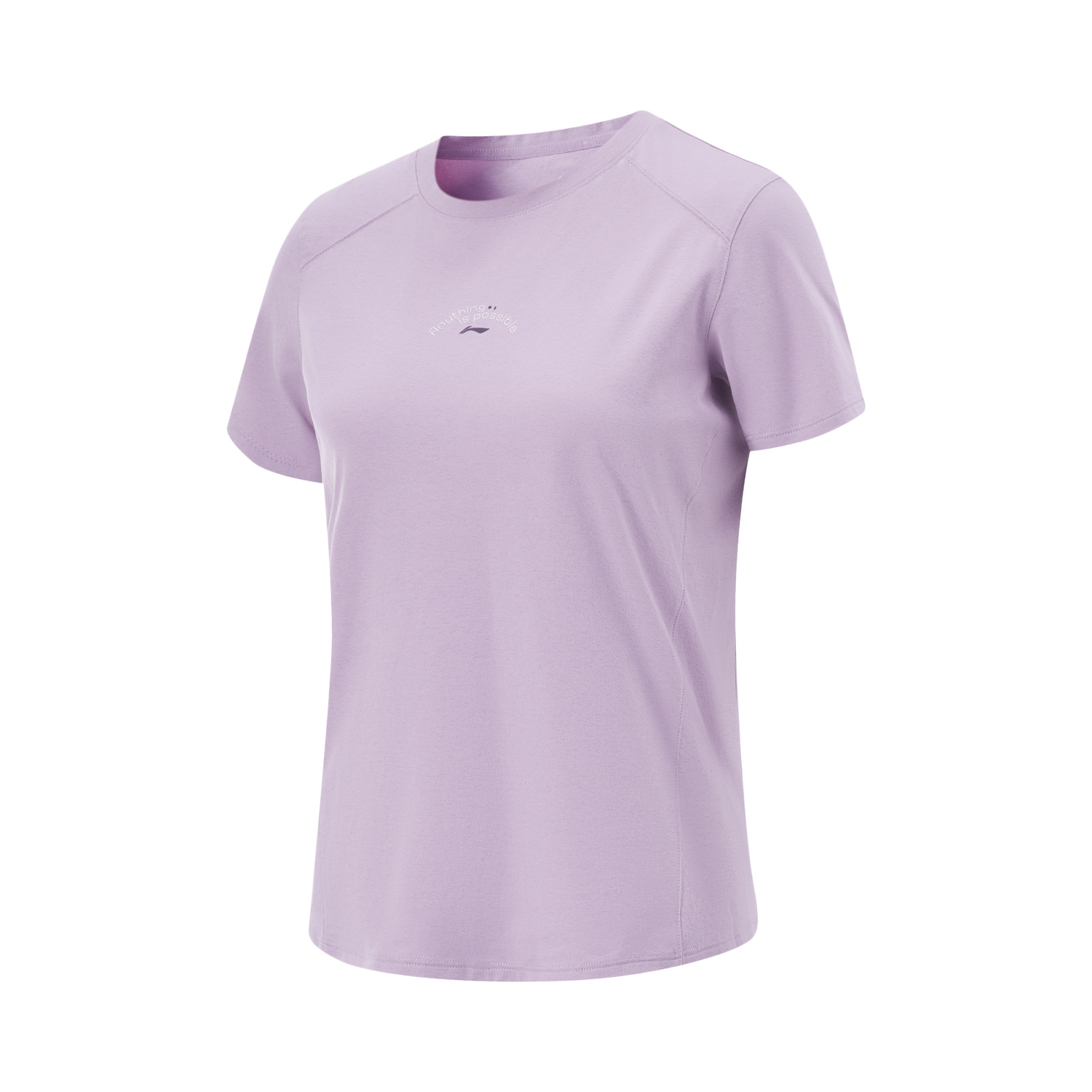 

LINING Футболка Fitness Series женская Dusk Purple, Фиолетовый, LINING Футболка Fitness Series женская Dusk Purple