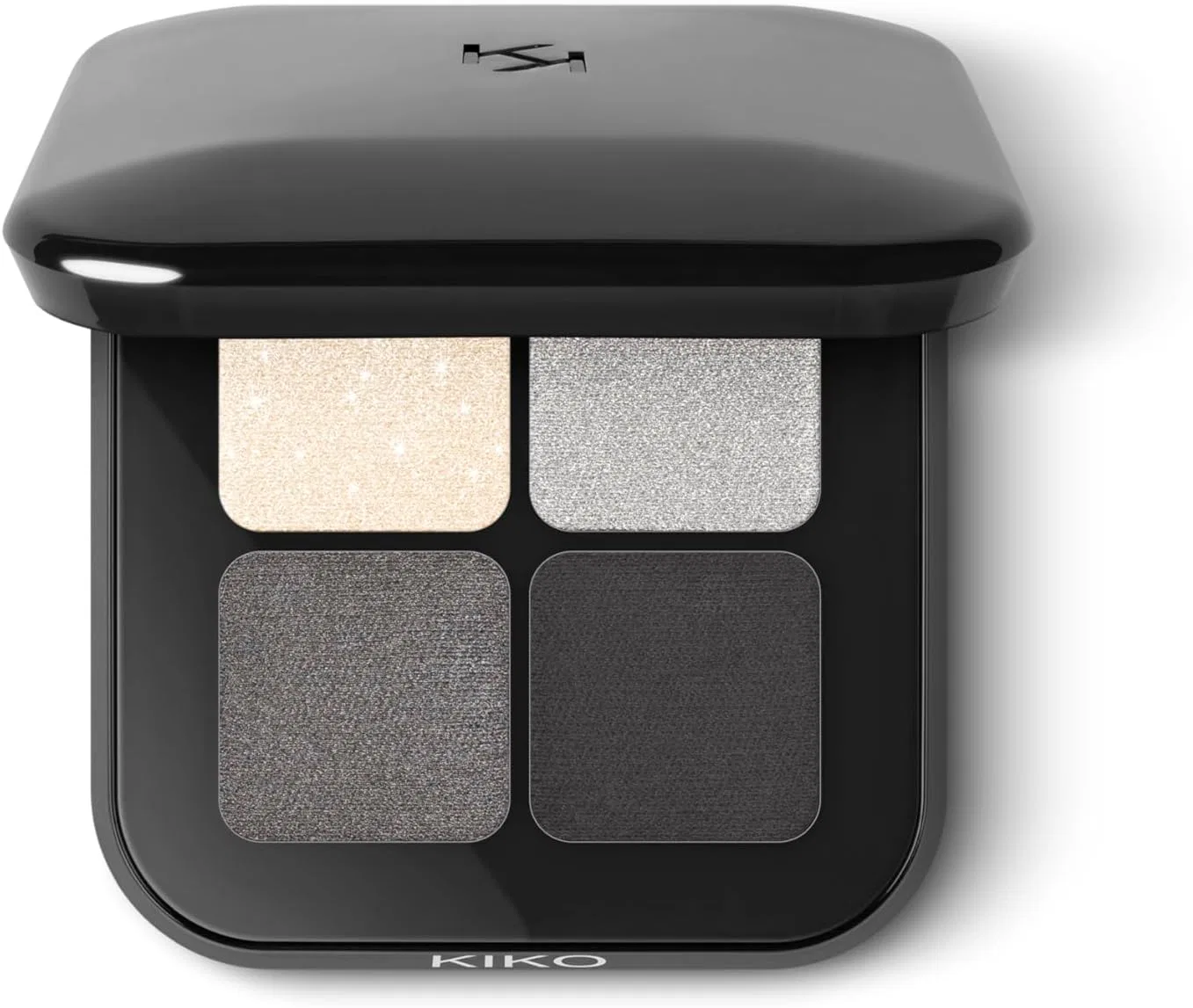 Палетка теней для век Kiko Milano 04 Smokye Eyes Profusion, 4 оттенка, 3.4 г — фото 3