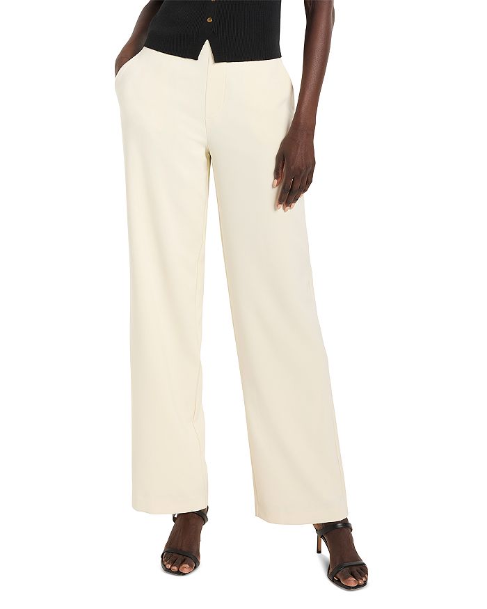 

Широкие брюки Lenox из эластичной костюмной ткани NIC+ZOE, белый