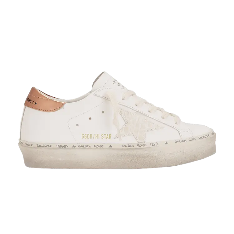 Кроссовки Golden Goose Wmns Hi Star White Butter Bronze, белый