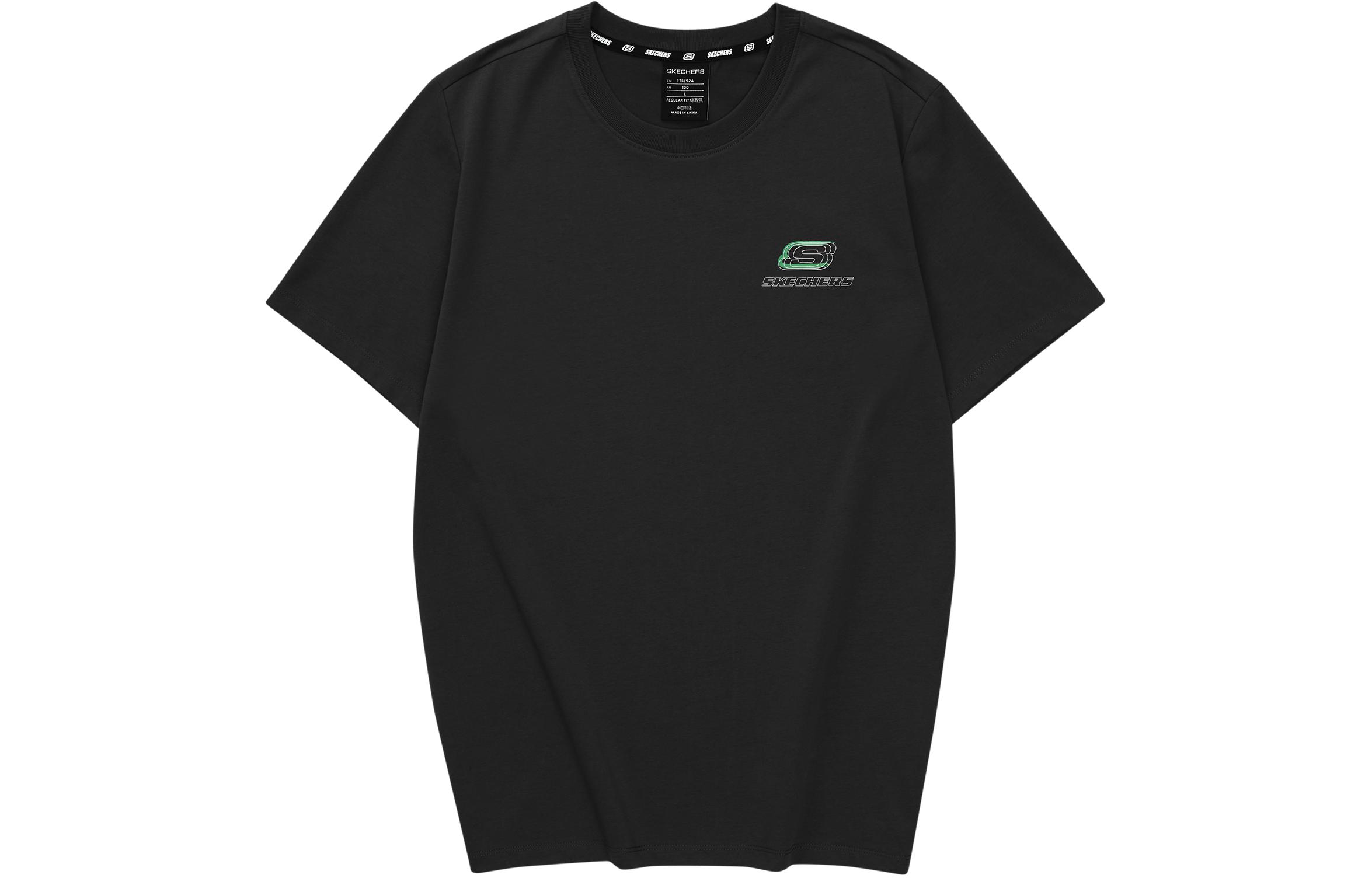 

Skechers Футболка унисекс угольно-черная Carbon Black, Черный, Skechers Футболка унисекс угольно-черная Carbon Black