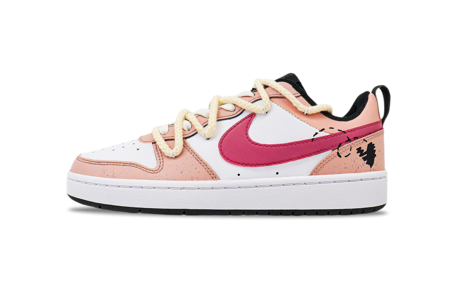 

Кроссовки Nike Court Borough Skateboard Shoes Women's Low-Top White, Белый, Кроссовки Nike Court Borough Skateboard Shoes Women's Low-Top White