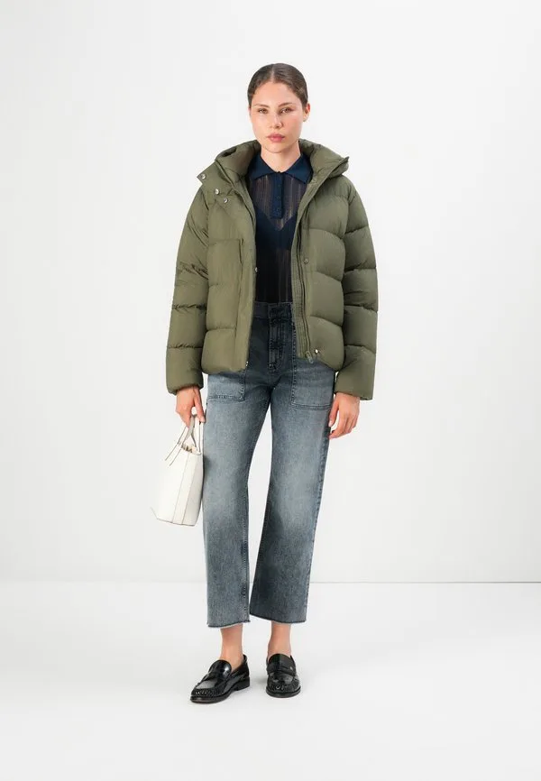 Современная куртка, пуховая куртка Tommy Hilfiger, Utility Olive — фото 2