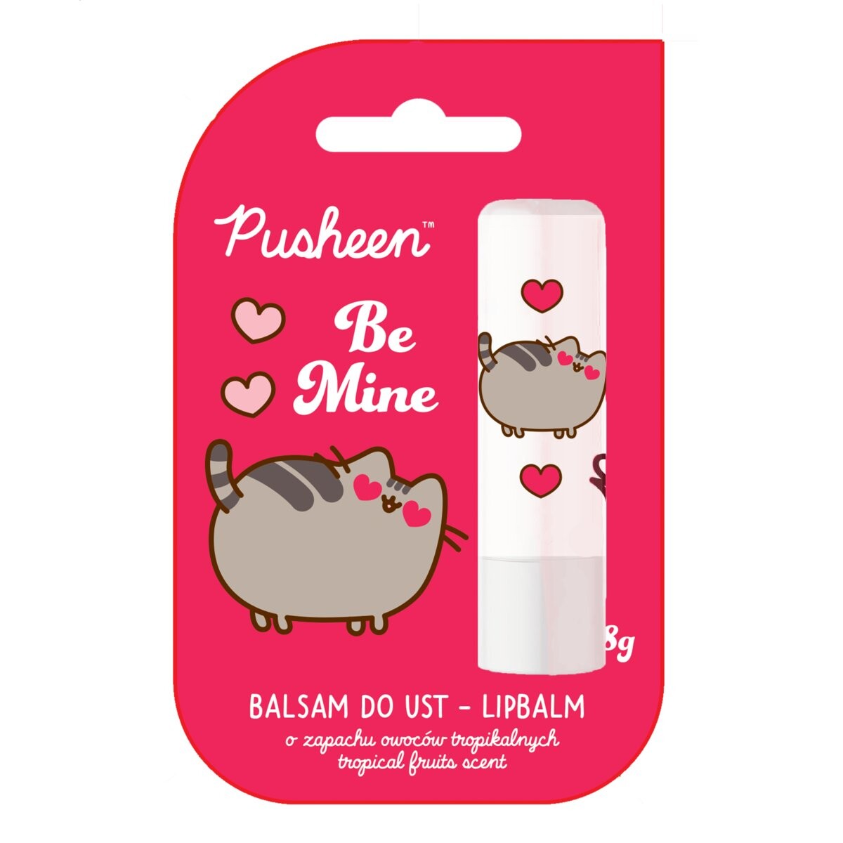 

Pusheen, Губная помада «Сердце», 3,8 г