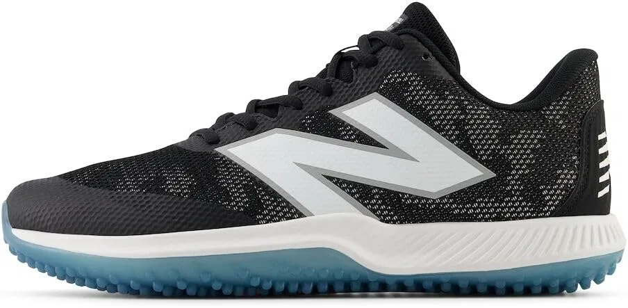 Бейсбольные кроссовки New Balance FuelCell 4040v7 Turf Trainer унисекс, Black Optic White Ice Blue