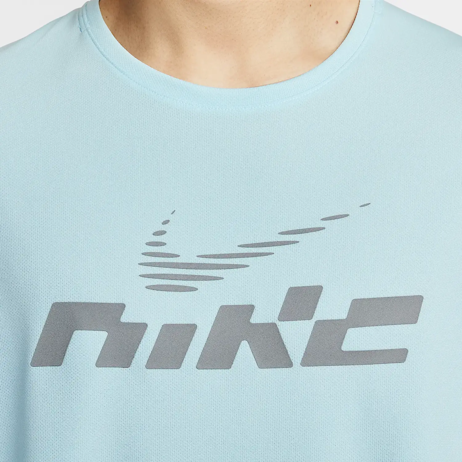 Nike Футболка Miler Flash мужская glacier blue — фото 4