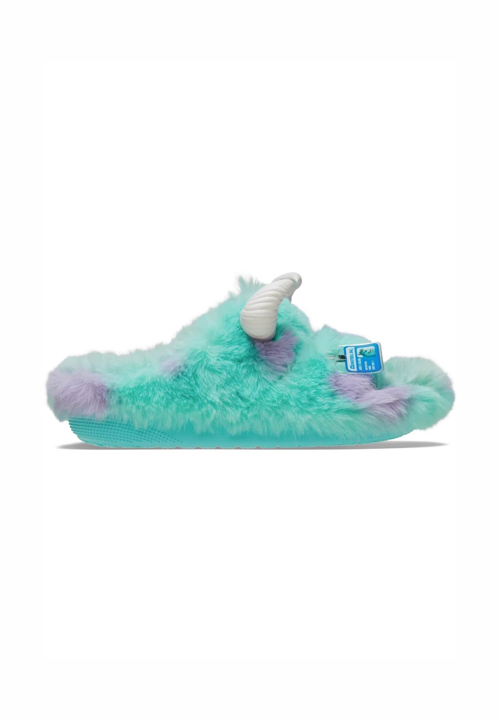 

Сандалии с Т-образной застежкой Disney Monsters Sully Classics Cozzzy Crocs, бирюзовый