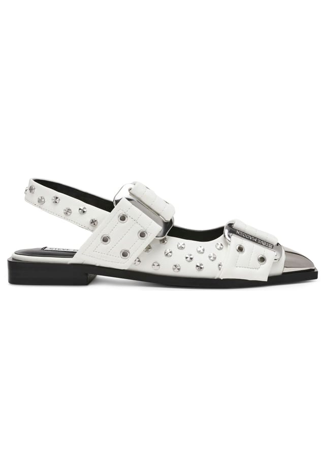 Сандалии из искусственной кожи Steve Madden, белый — фото 4