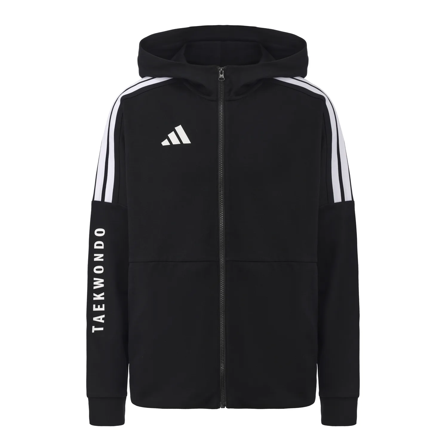 Повседневная спортивная одежда унисекс Adidas, Set (Black and White Hoodie Top+Black and White Straight Fit Pants) — фото 4