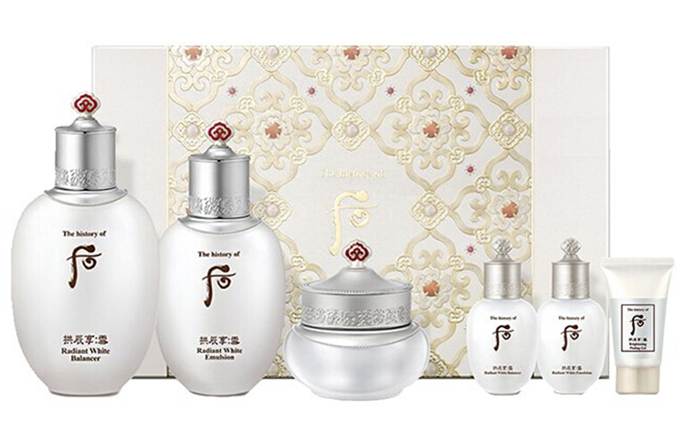 Набор косметики класса люкс The History of Whoo Gongjinhyang: Seol Radiant White Special Set, 6 средств — фото 4