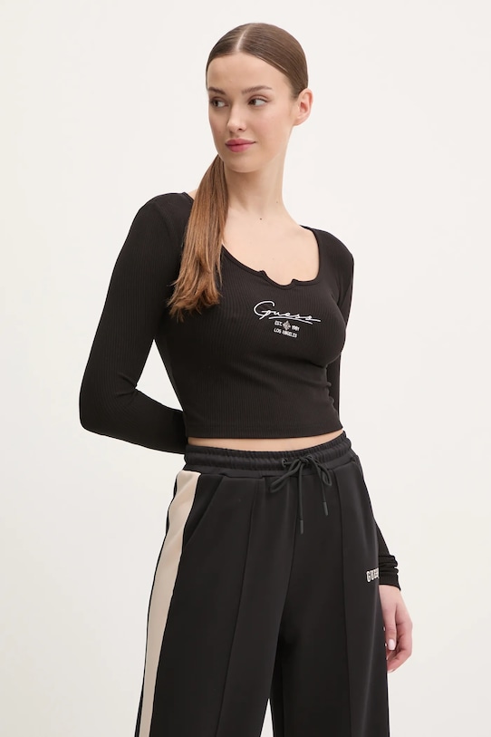 

Лонгслив SUZANNE Guess, черный
