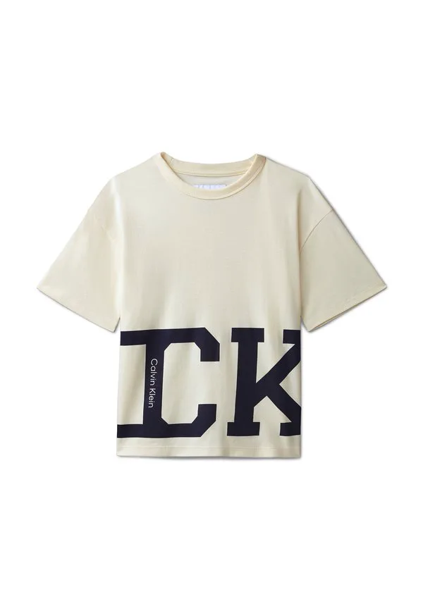 Футболка с принтом в стиле университетской формы Calvin Klein Jeans, Vanilla Ice — фото 4
