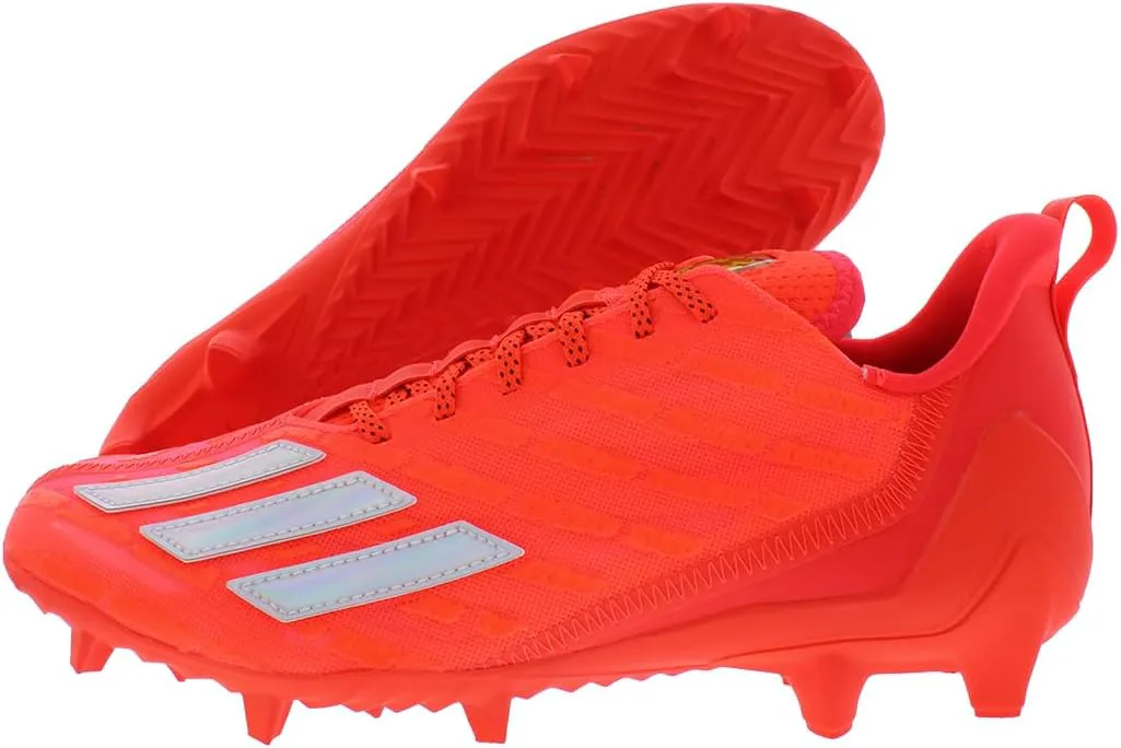 Футбольные бутсы Adidas Adizero для мужчин, красный/металлик/черный