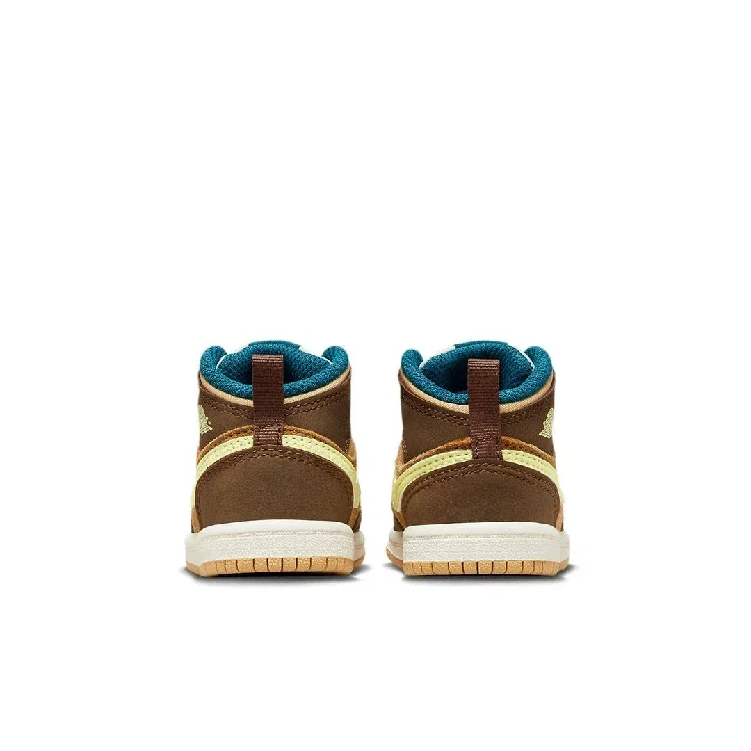 Кроссовки Nike Air Jordan Mid SE DZ6339-200 коричневого цвета, модель HTAT133 — фото 4
