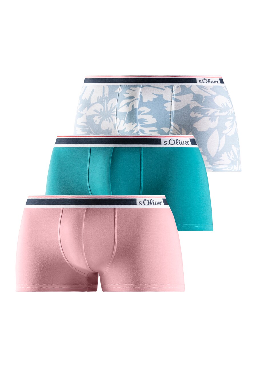 

Боксеры s.Oliver, Cyan blue/Light blue/Dusky pink