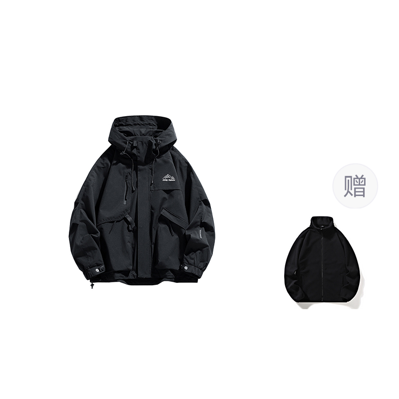 

Jeep Курка Black Knight Collection Herding Horses унисекс, Black (Comes with Polar Fleece Liner)