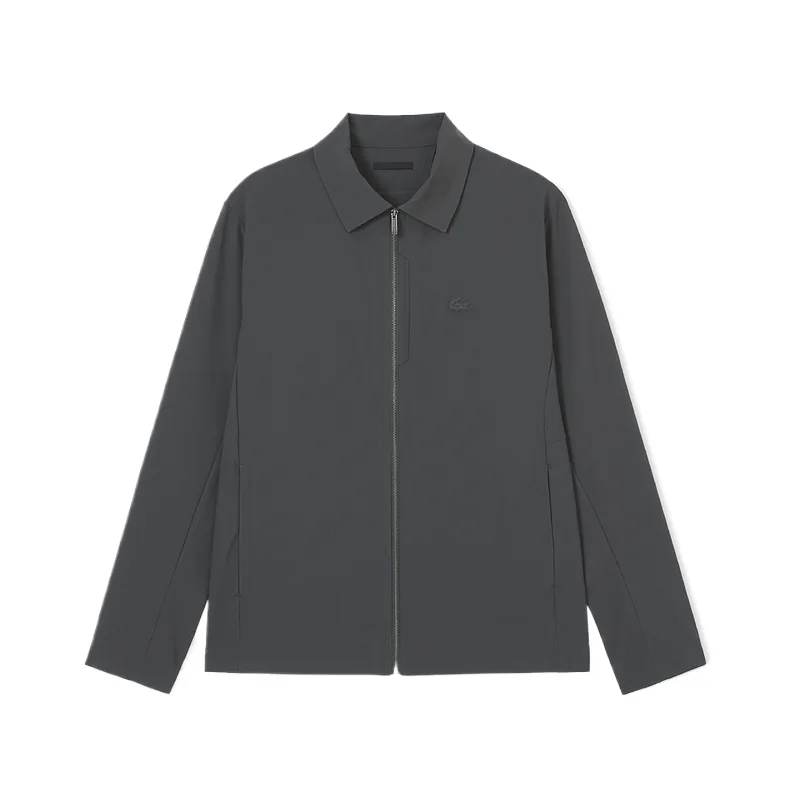 Рубашка мужская с лацканом умеренной ширины LACOSTE, 03S/хаки серый