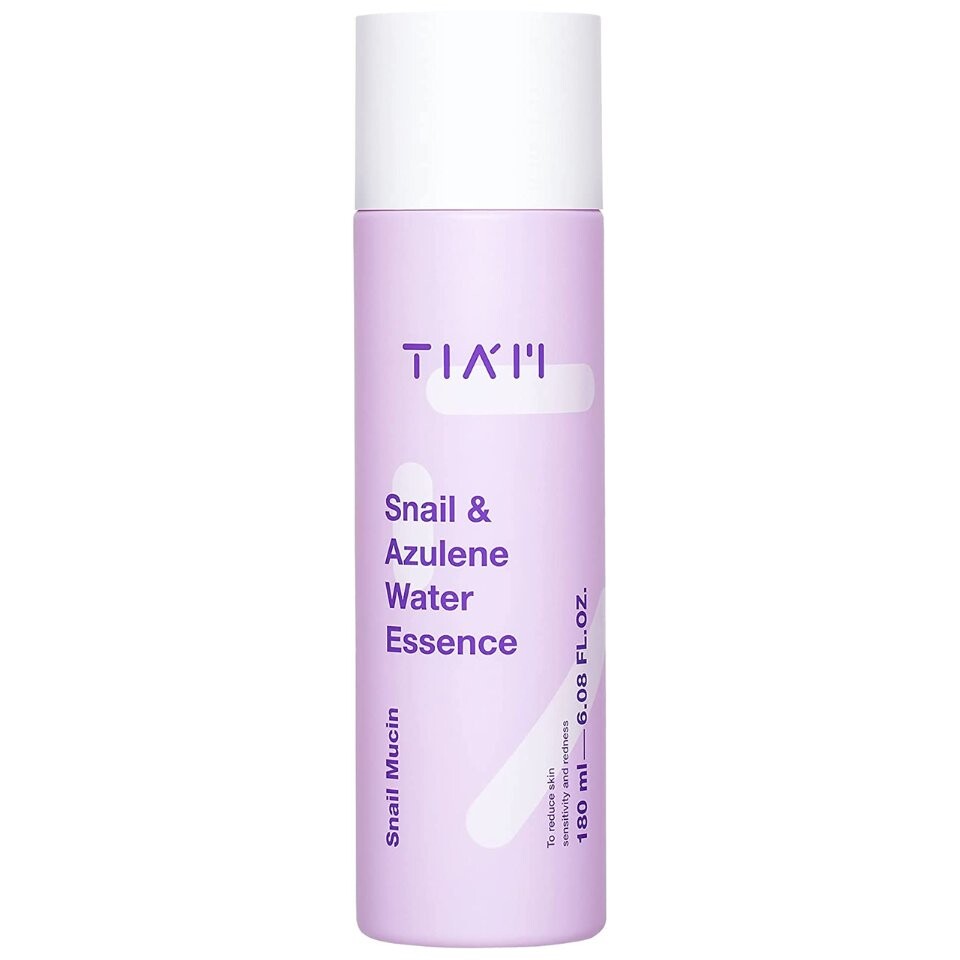

TIAM, Snail & Azulene Water Essence, Водная эссенция со слизью улитки и азуленом, 180мл