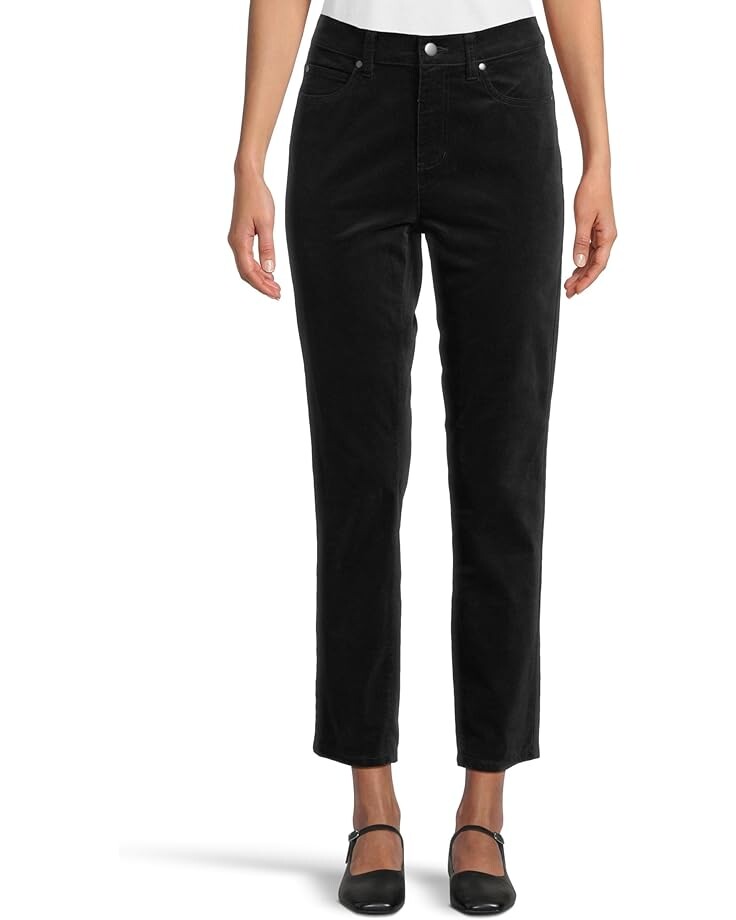 

Джинсы Eileen Fisher High Waisted Slim Ankle Jeans, черный