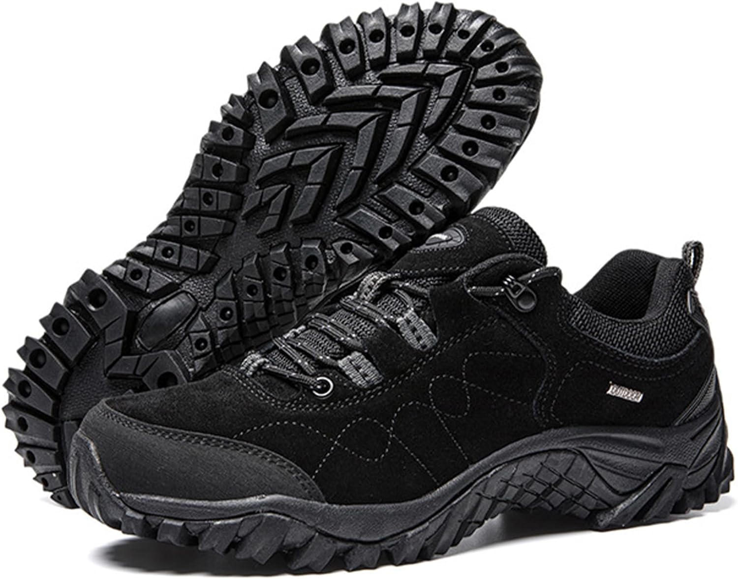 

Мужские водонепроницаемые кроссовки с мягкой подошвой для походов на открытом воздухе, легкие, удобные, противоскользящие, для тенниса, тренировок, трекинга, кемпинга и прогулок Nouriron, черный