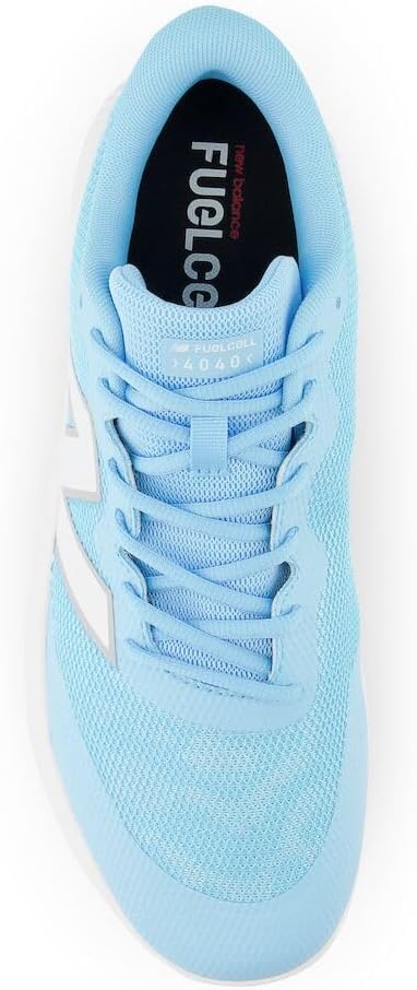 Бейсбольные кроссовки New Balance Unisex-Adult FuelCell 4040 V7 Turf Trainer, Team Sky Blue/Optic White — фото 4