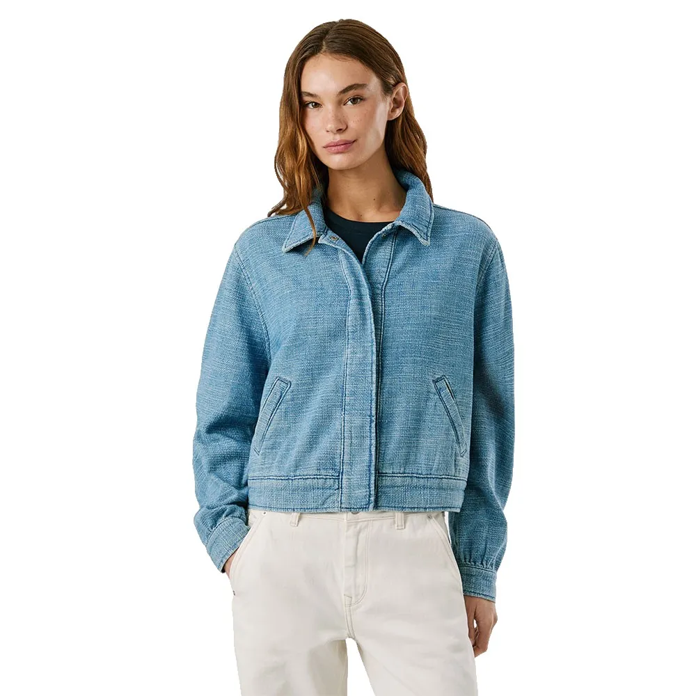 

Куртка Pepe Jeans Yana Tweed denim, синий