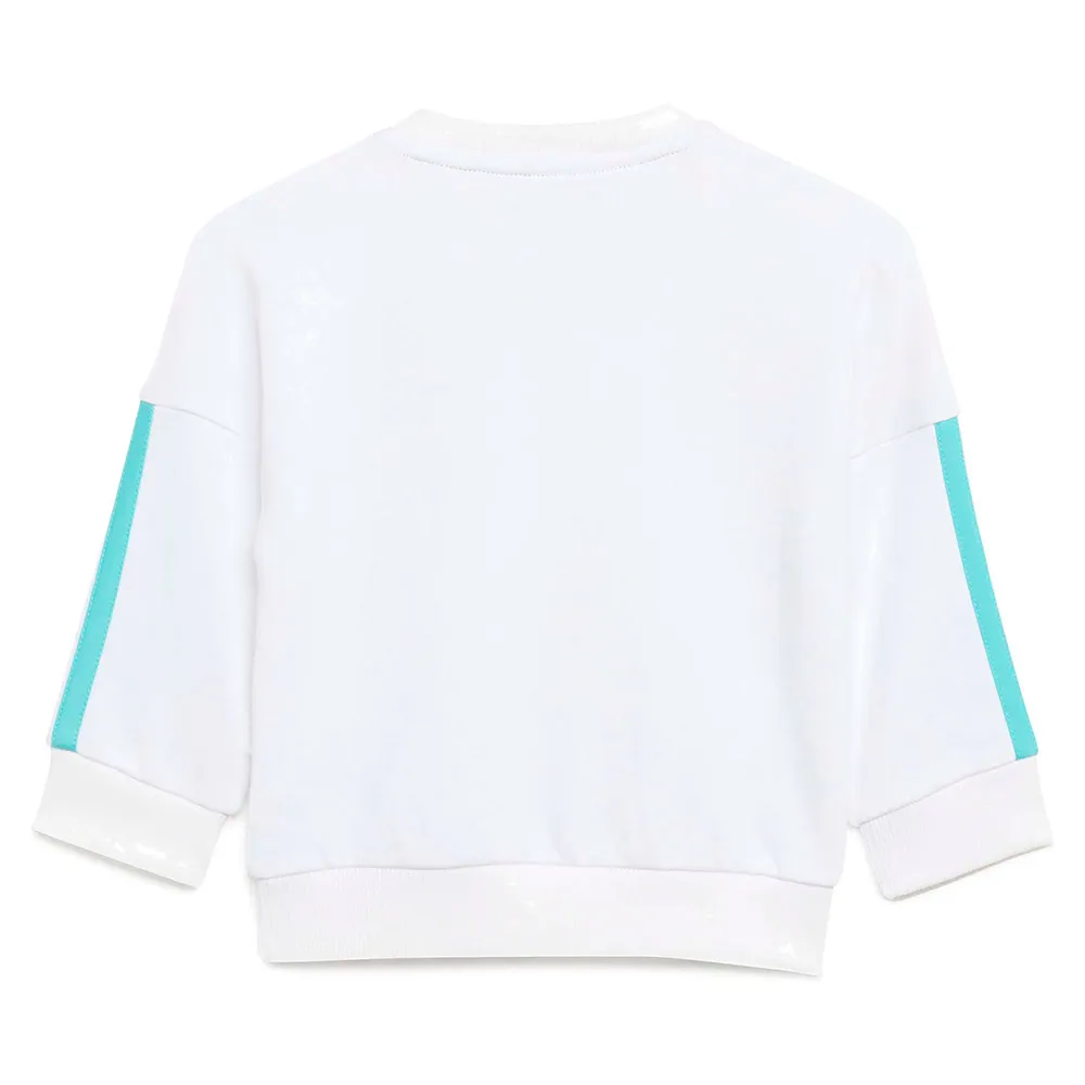Комплект adidas Mercedes-AMG Petronas F1 Team DNA Jogger Long Sleeve, белый — фото 2