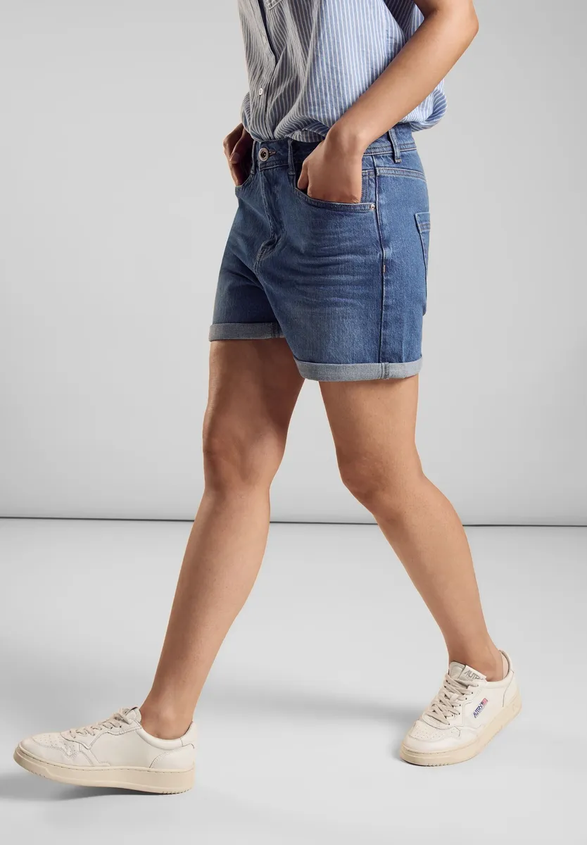 

STREET ONE шорты с карманами, цвет Light Blue Soft Wash