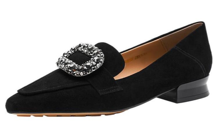 Туфли женские повседневные Women's Casual Shoes Women's Harson, цвет Black sheep suede — фото 2