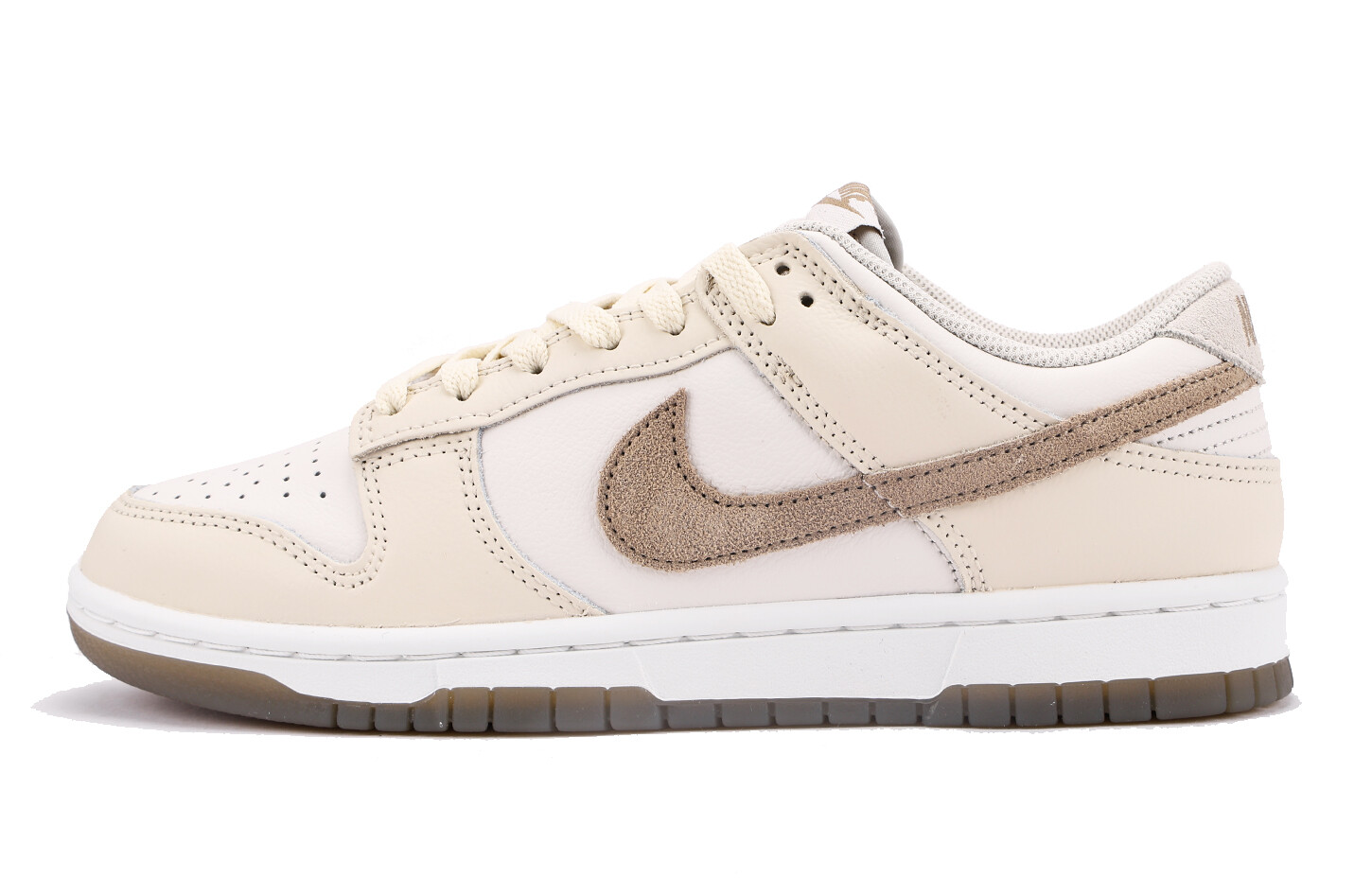 

Кроссовки Nike Dunk Skateboarding Shoes Men Low-top Beige/White/Brown, коричневый