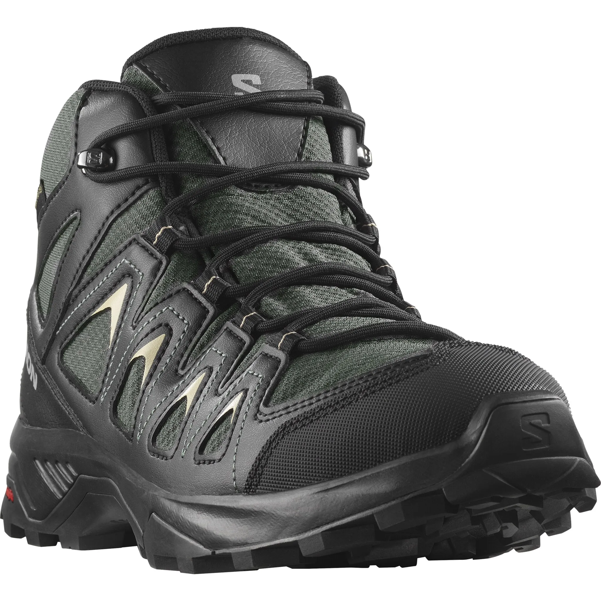 

Кроссовки Salomon "X BRAZE MID GORE-TEX", водонепроницаемые, черный